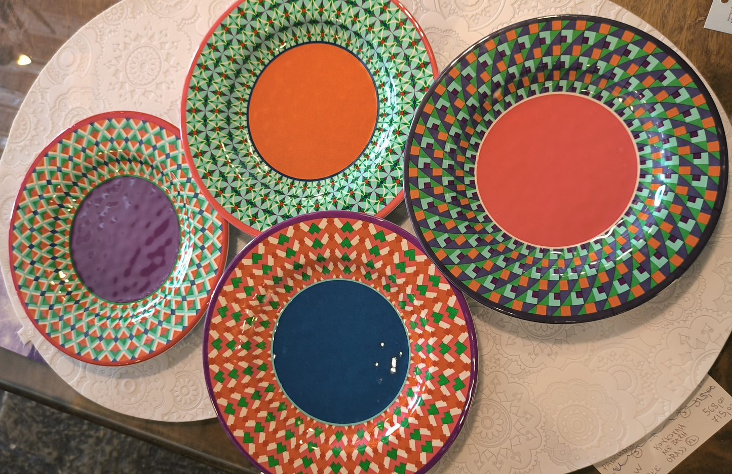 Plates in methacrylate set of 4