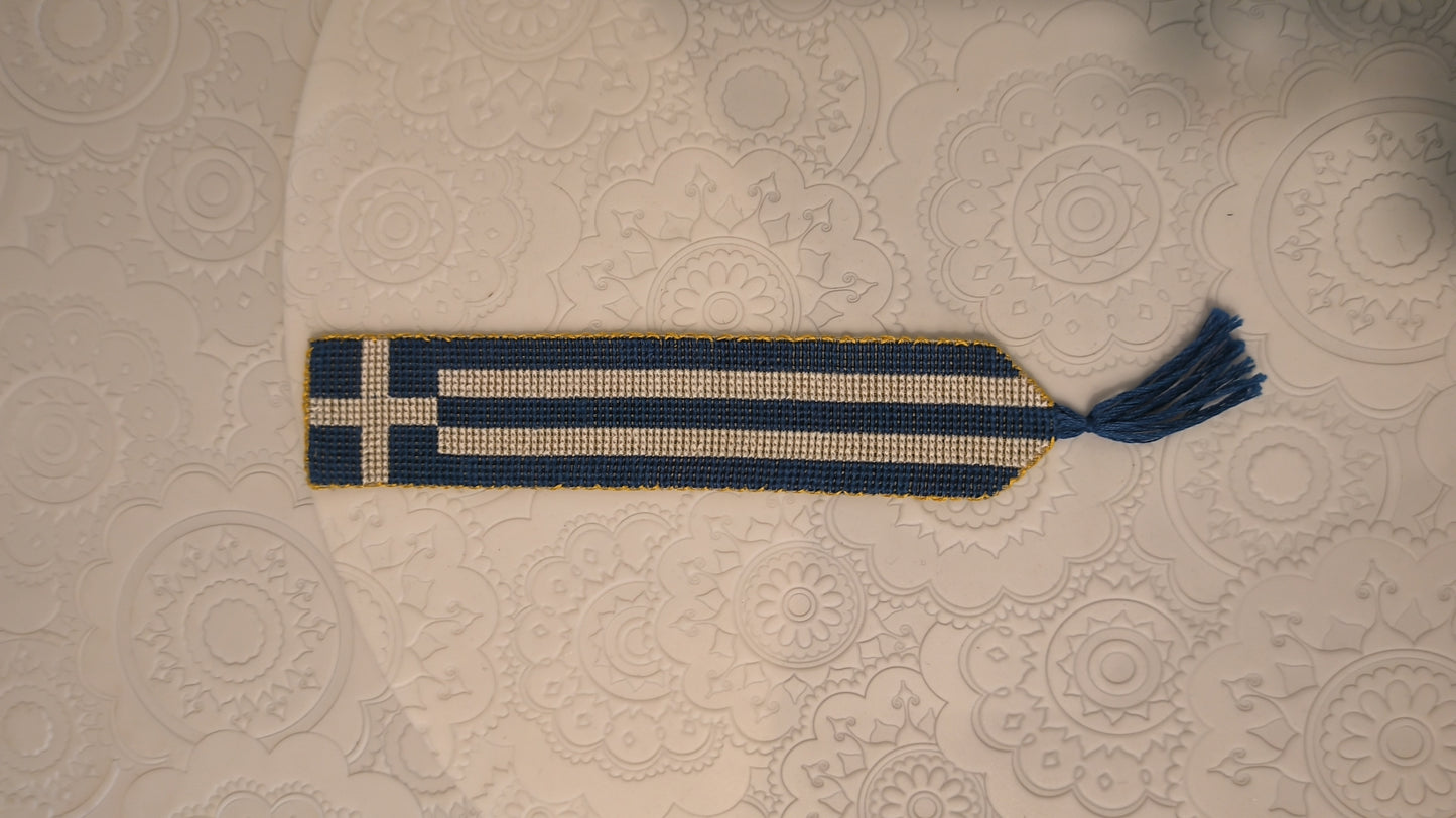 Greek flag bookmark
