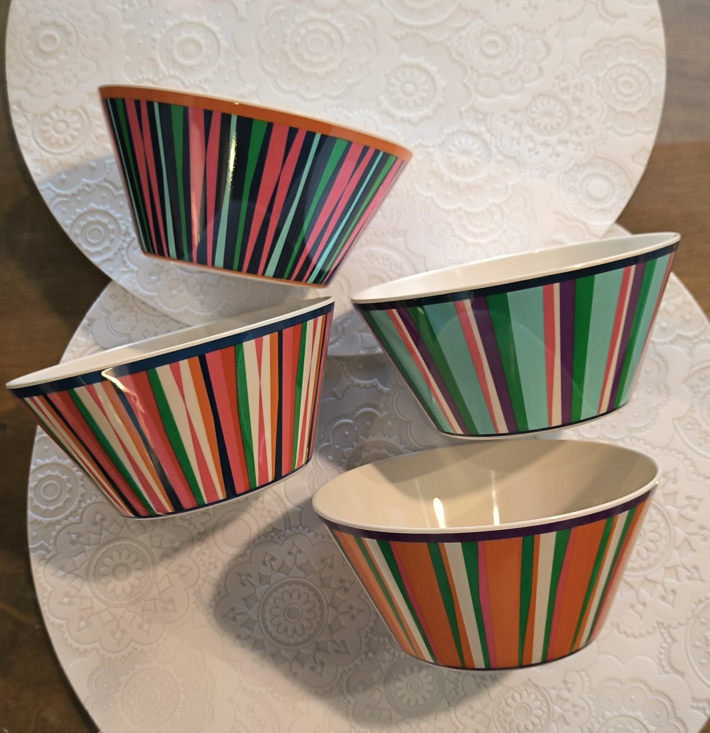 Bowls in methacrylate set of 4