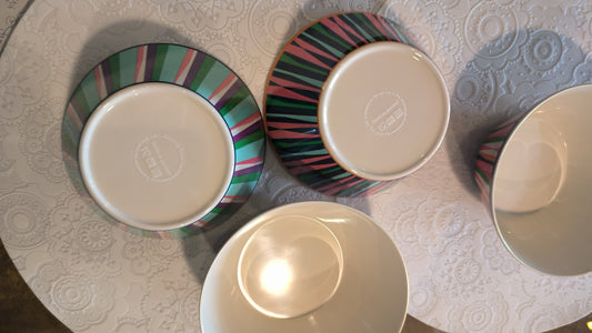 Bowls in methacrylate set of 4